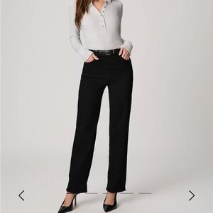 PAIGE Black Stevie 31" Straight Jean new nvr worn tags sz 30! Won’t leave uplong